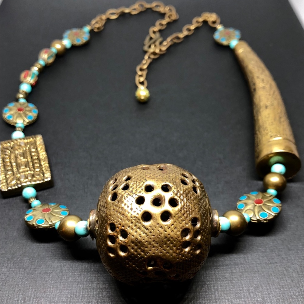 Handcrafted Brass Necklace